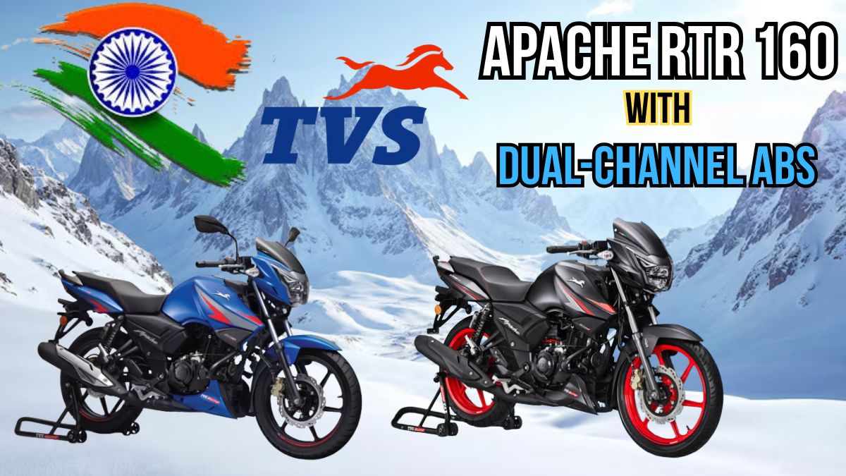 2025 TVS Apache RTR 160 with Dual-Channel ABS – A Game-Changer in Performance Biking