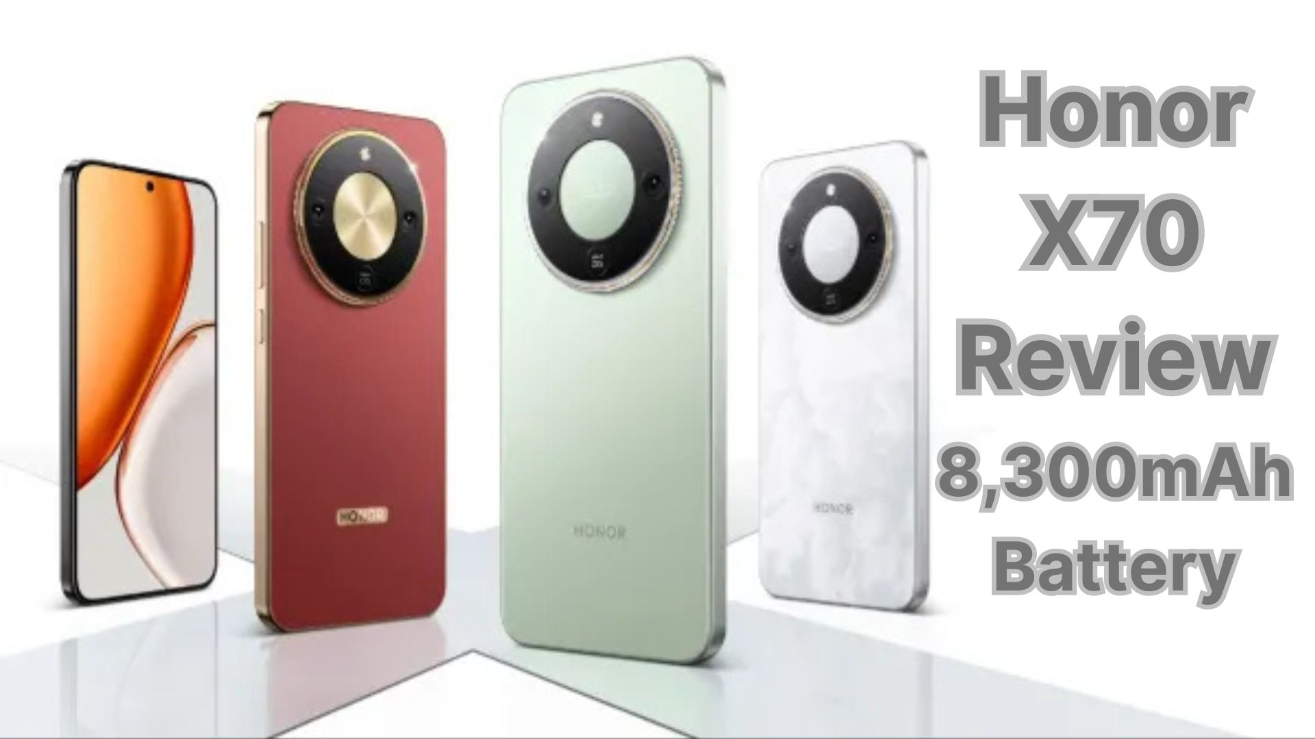 Honor X70 : 8,300mAh Battery