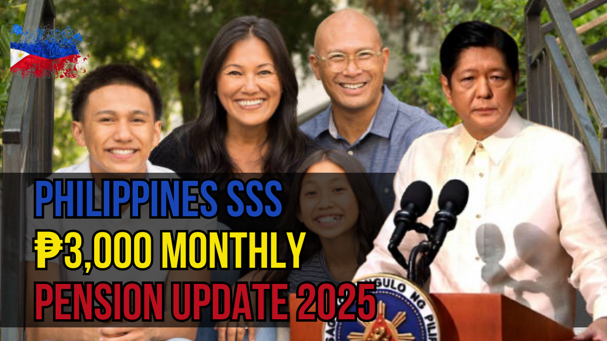 Philippines SSS Pension Update 2025 – ₱3,000 Monthly Proposal Gains Momentum